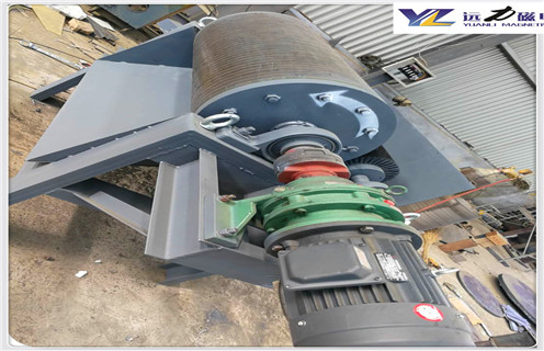 干式干選磁選機，鄂爾多斯CTG-1230干式干選磁選機16000-18000gs_小型鐵礦石鄂爾多斯CTG-1230干式干選磁選機16000-18000gs工作原理 _選礦流程 