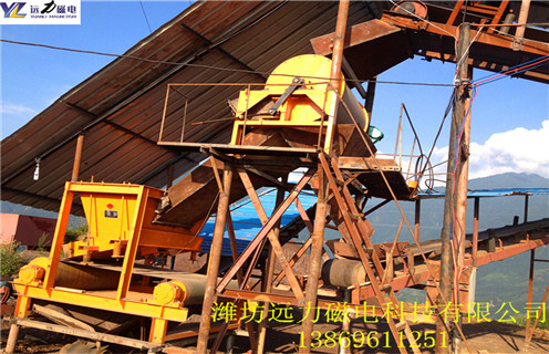 干選磁選機，江蘇干選磁選機_遠力為您講述江蘇干選磁選機磁場分布