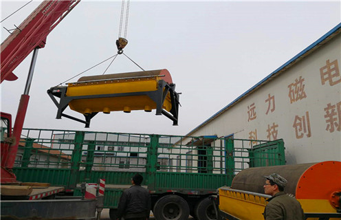 河沙磁選機(jī)，河北河沙磁選機(jī)_遠(yuǎn)力河北河沙磁選機(jī)的結(jié)構(gòu)磁場(chǎng)分布圖